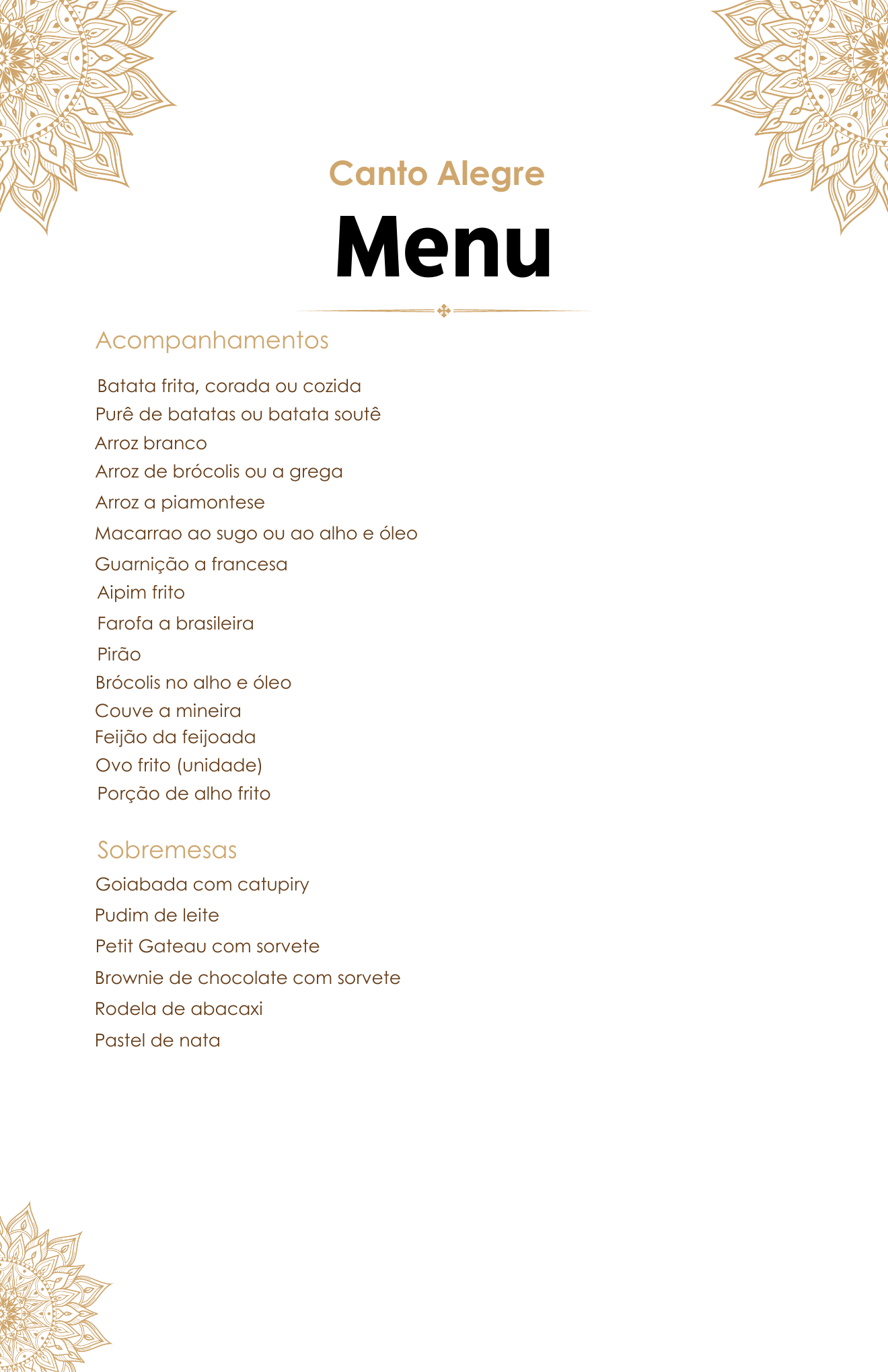 Cardápio, página 6